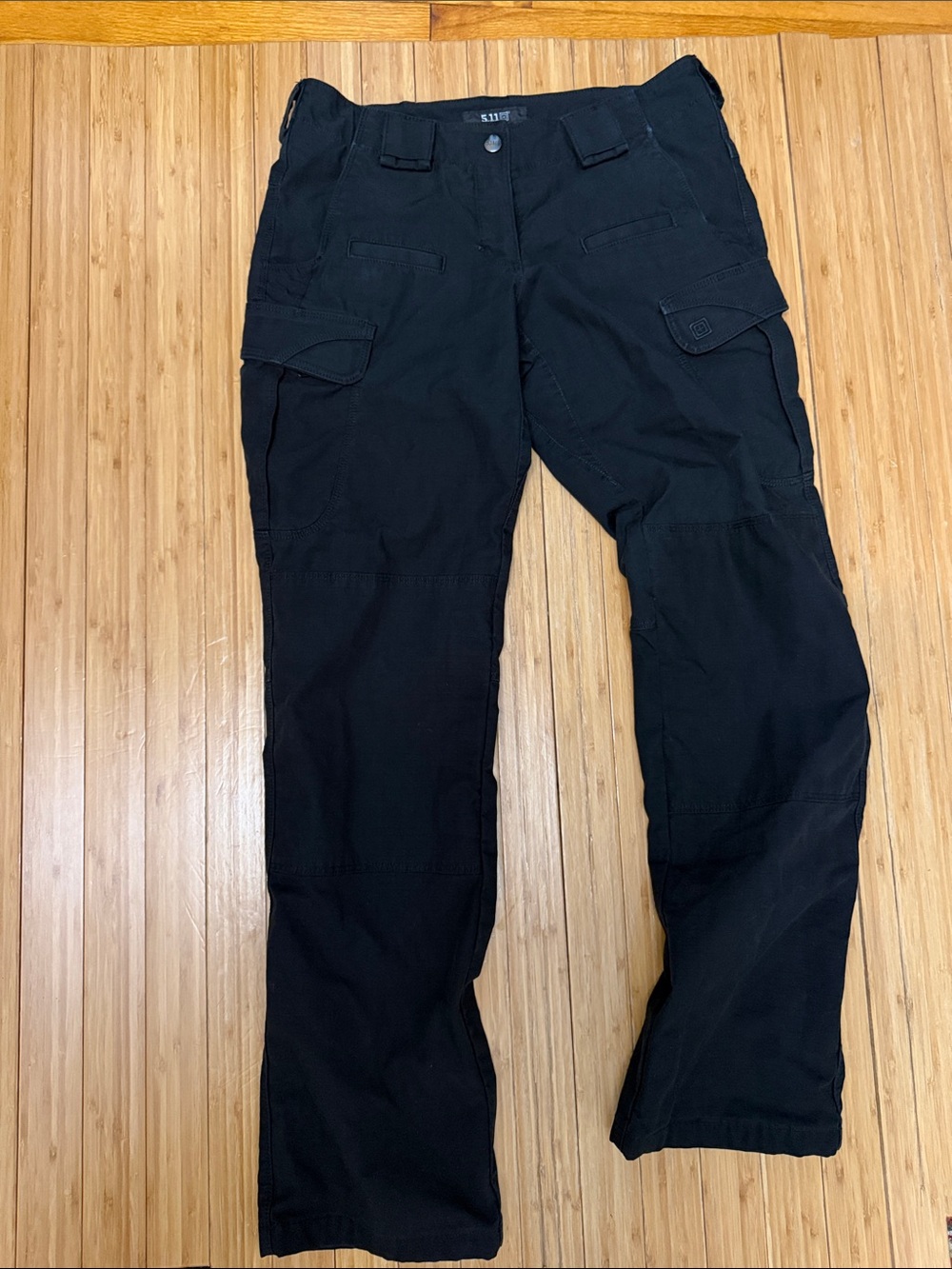 5.11 Tactical Black Women's Cargo Pants with Flap Pockets